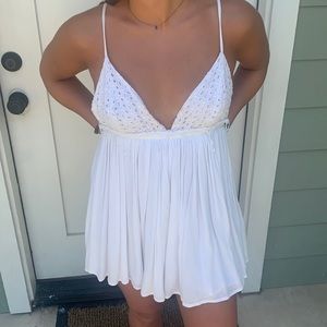 Urban outfitters white romper/dress!